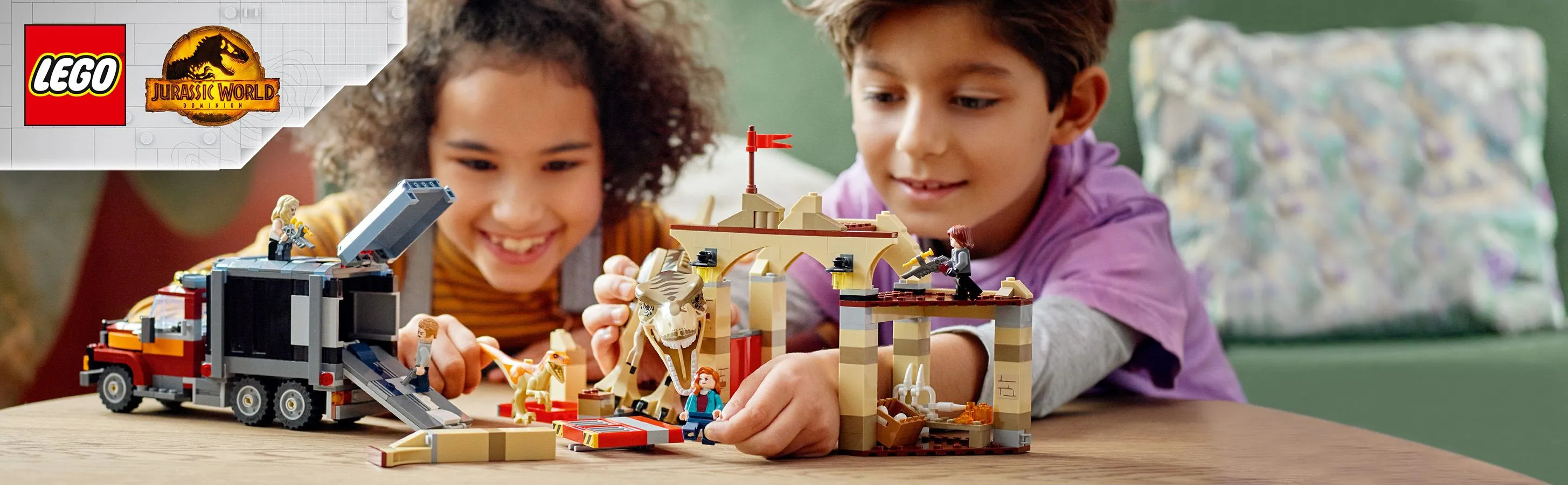 Lego T-Rex &amp; Atrociraptor - Dinosaurieflykt 76948