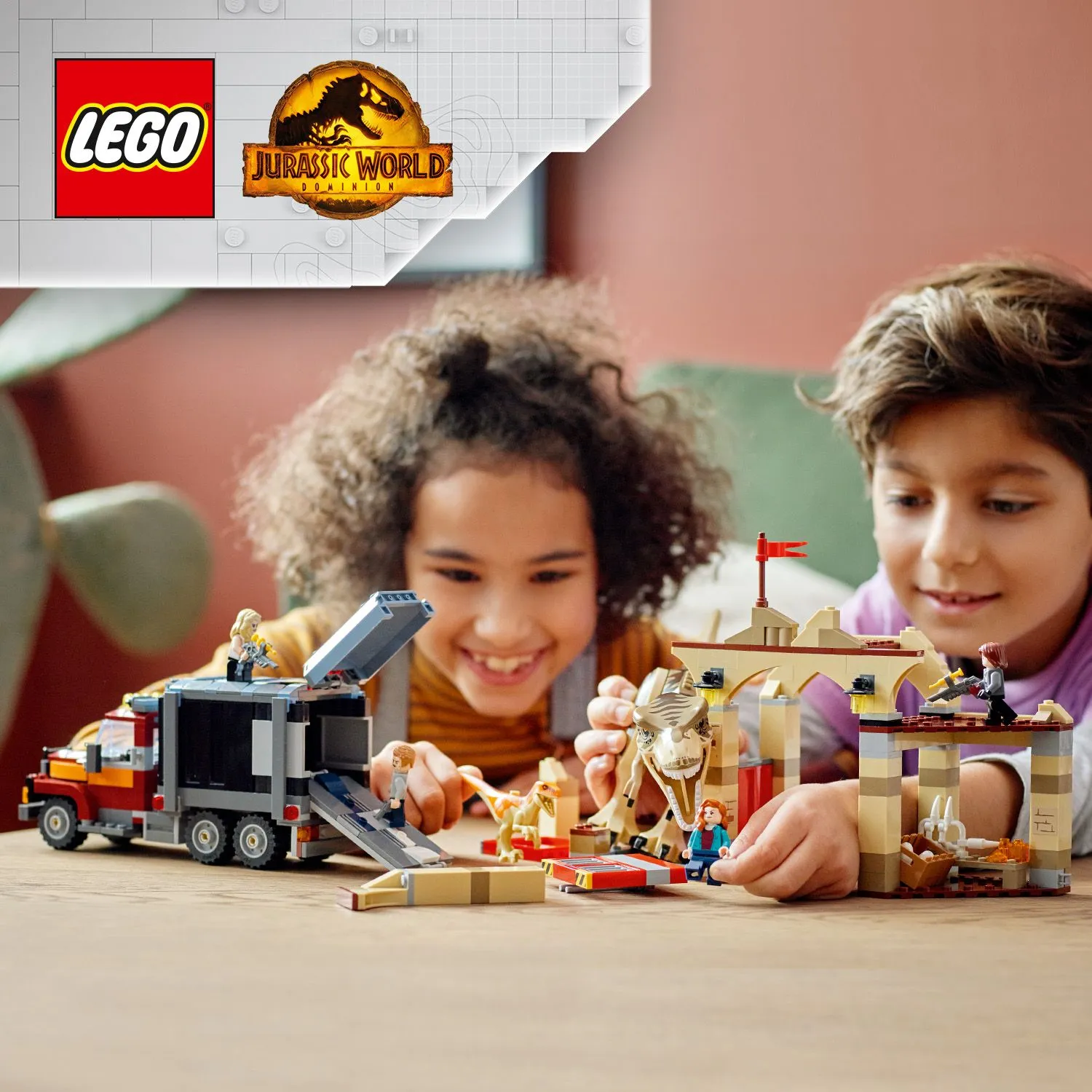 Lego T-Rex &amp; Atrociraptor - Dinosaurieflykt 76948