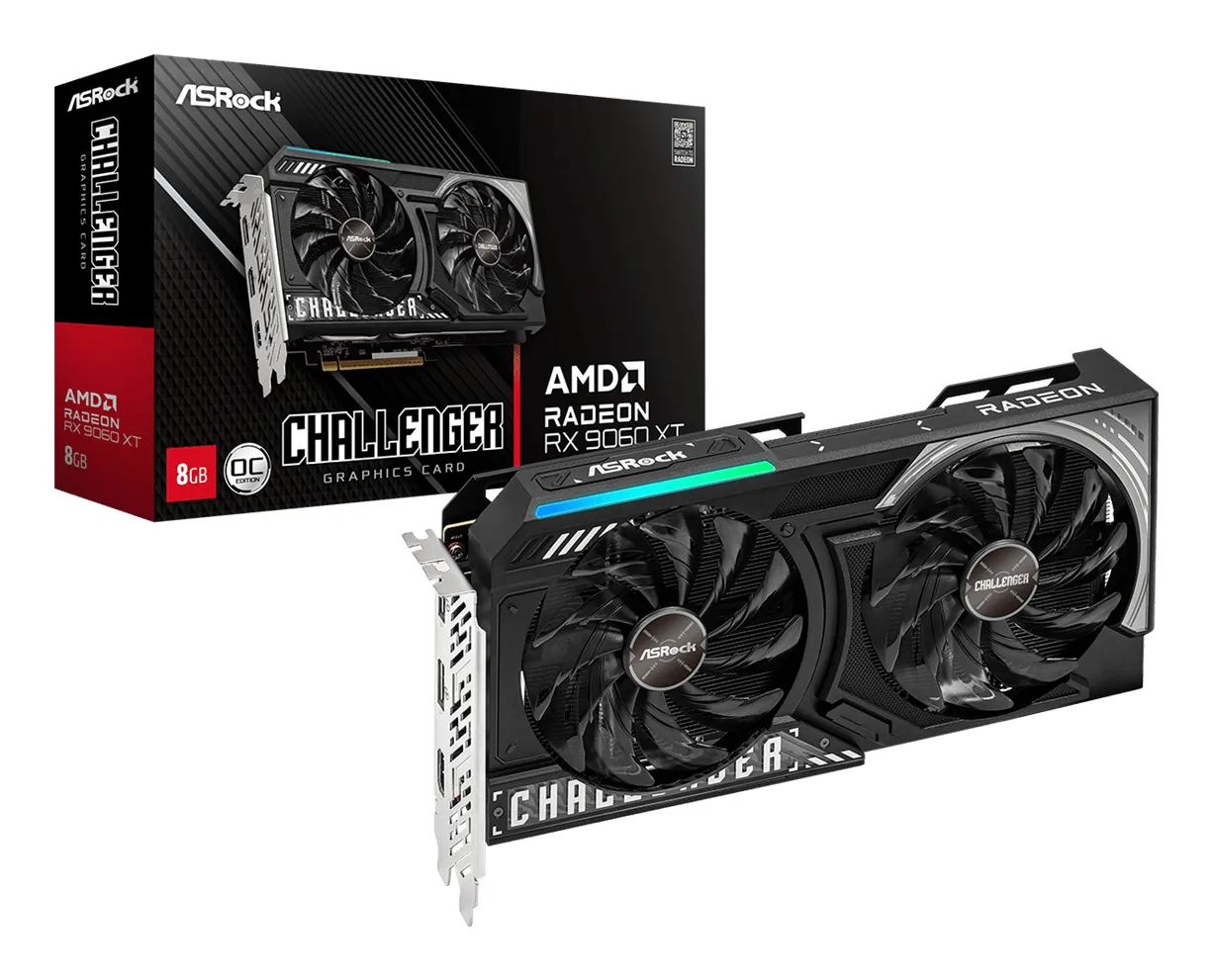 ASRock Radeon RX 9060 XT Challenger OC 8GB - graphics card