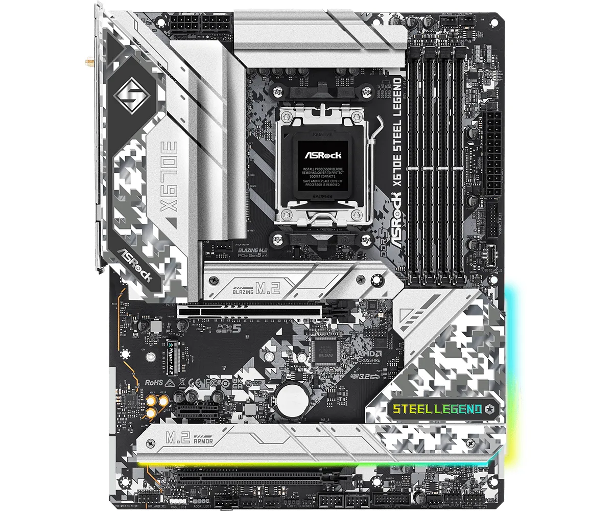 ASRock X670E Steel Legend ATX - moderkort