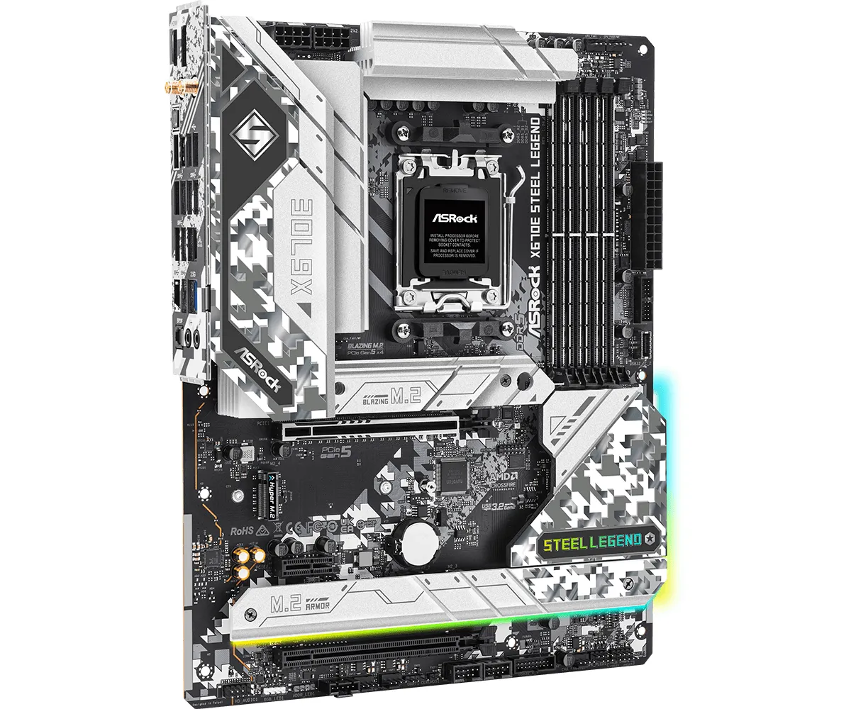ASRock X670E Steel Legend ATX - moderkort