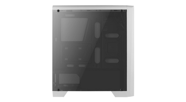 AeroCool Cylon Midi-Tower Case with window and RGB lighting, White