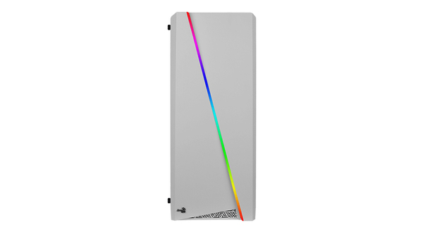 AeroCool Cylon Midi-Tower Case with window and RGB lighting, White