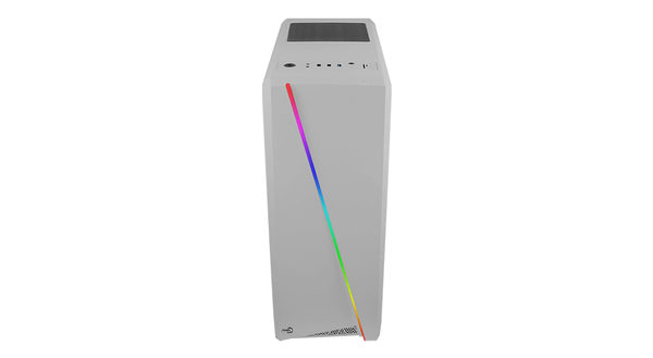 AeroCool Cylon Midi-Tower Case with window and RGB lighting, White