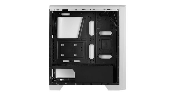 AeroCool Cylon Midi-Tower Case with window and RGB lighting, White