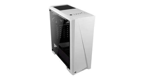 AeroCool Cylon Midi-Tower Case with window and RGB lighting, White