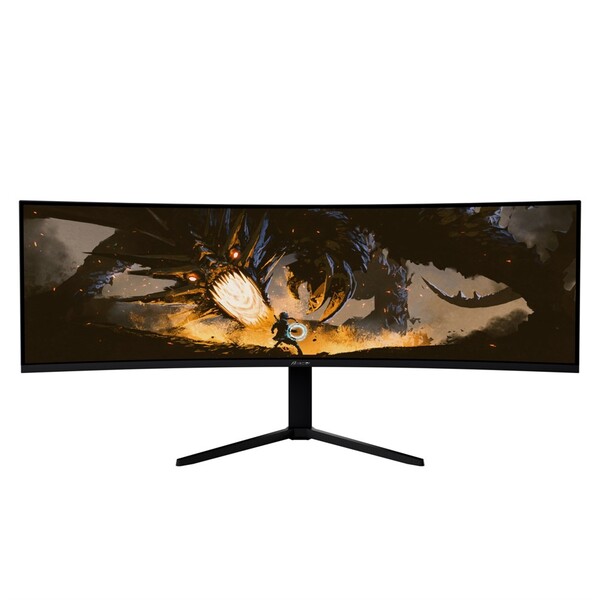 Arozzi 49" Nova. UWQHD, 165Hz, 1ms, VA - curved gaming monitor, Black