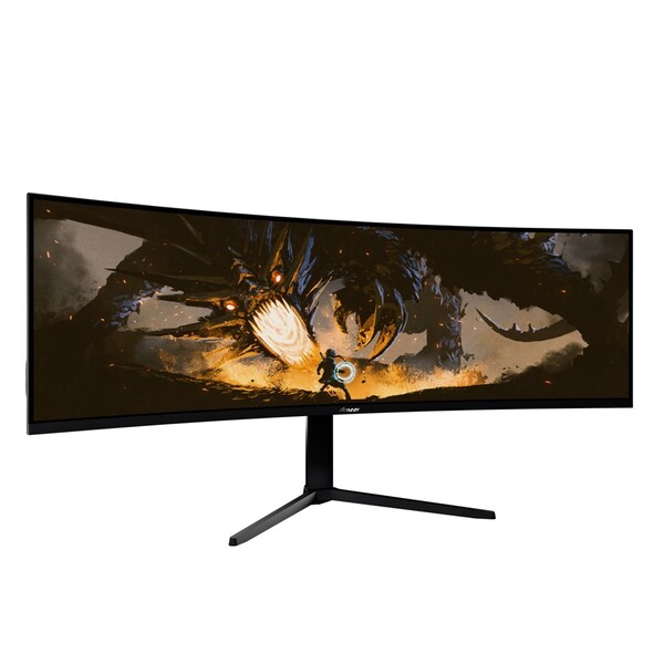 Arozzi 49" Nova. UWQHD, 165Hz, 1ms, VA - curved gaming monitor, Black