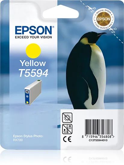 Epson C13T55944010 -mustekasetti, 13 ml, keltainen