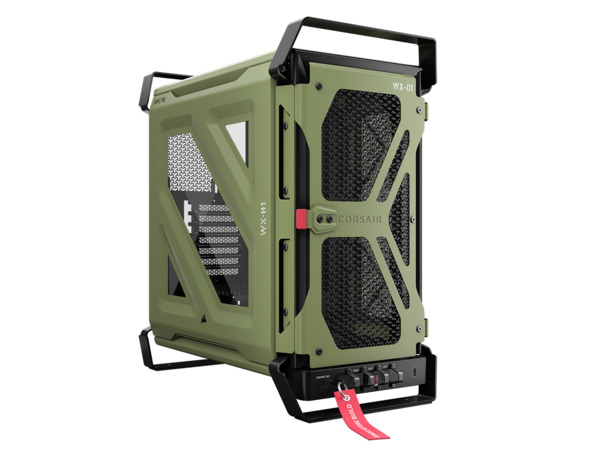 CORSAIR Warthog Airflow Midi-Tower Case with window, Olive Drab