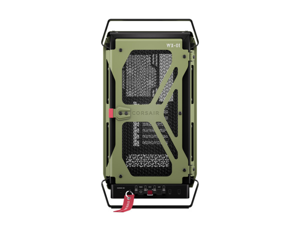 CORSAIR Warthog Airflow Midi-Tower Case with window, Olive Drab