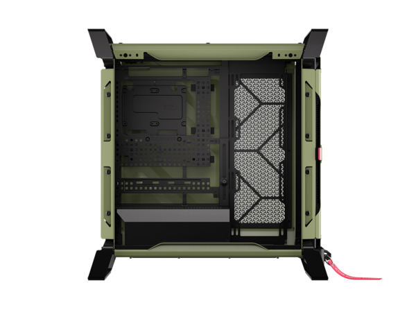 CORSAIR Warthog Airflow Midi-Tower Case with window, Olive Drab