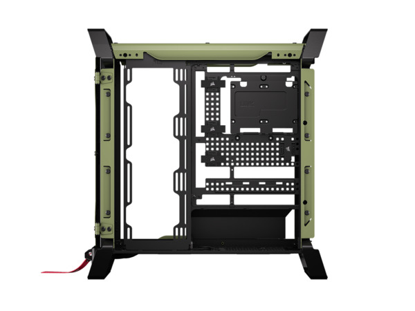 CORSAIR Warthog Airflow Midi-Tower Case with window, Olive Drab