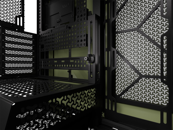CORSAIR Warthog Airflow Midi-Tower Case with window, Olive Drab
