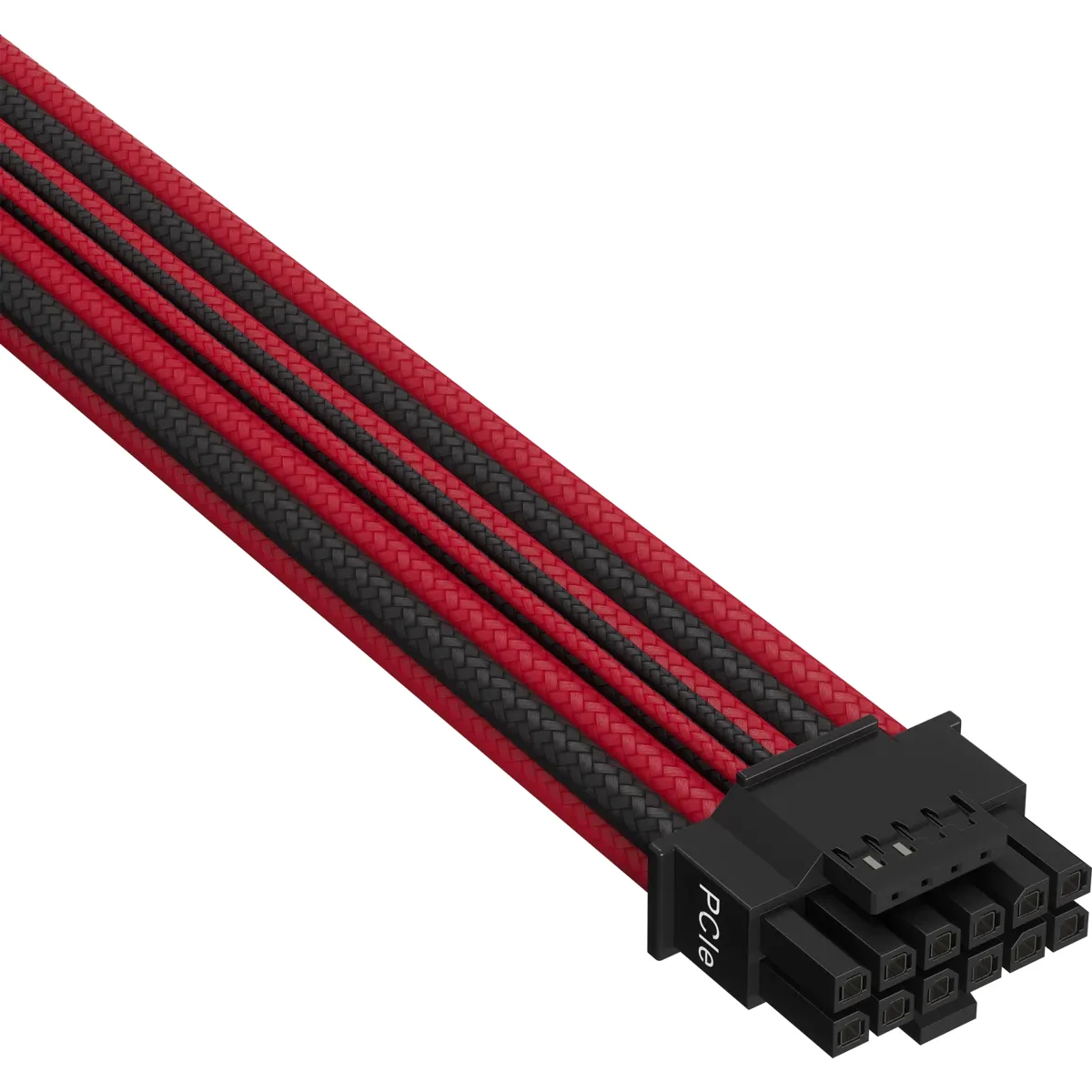 Corsair Premium Individually Sleeved 12+4pin PCIe Gen 5 12VHPWR 600W cable, Type 5 (Generation 4), BLACK/RED