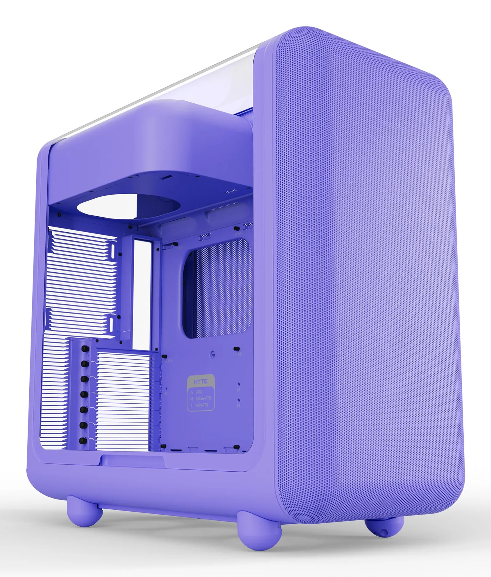 HYTE X50 Midi-Tower Case with window, Taro Milk