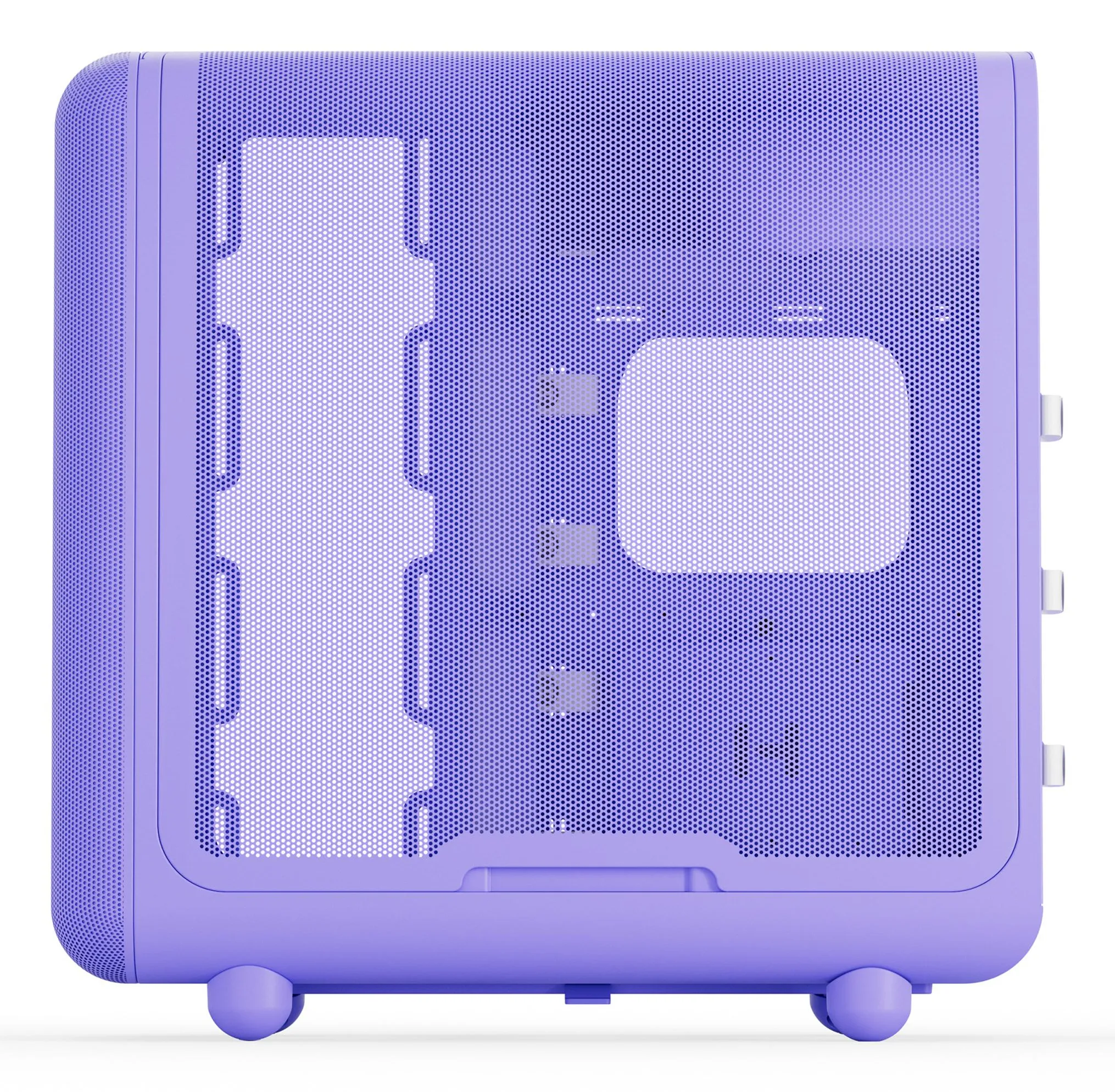 HYTE X50 midi-tower chassi med f&ouml;nster, Taro Milk