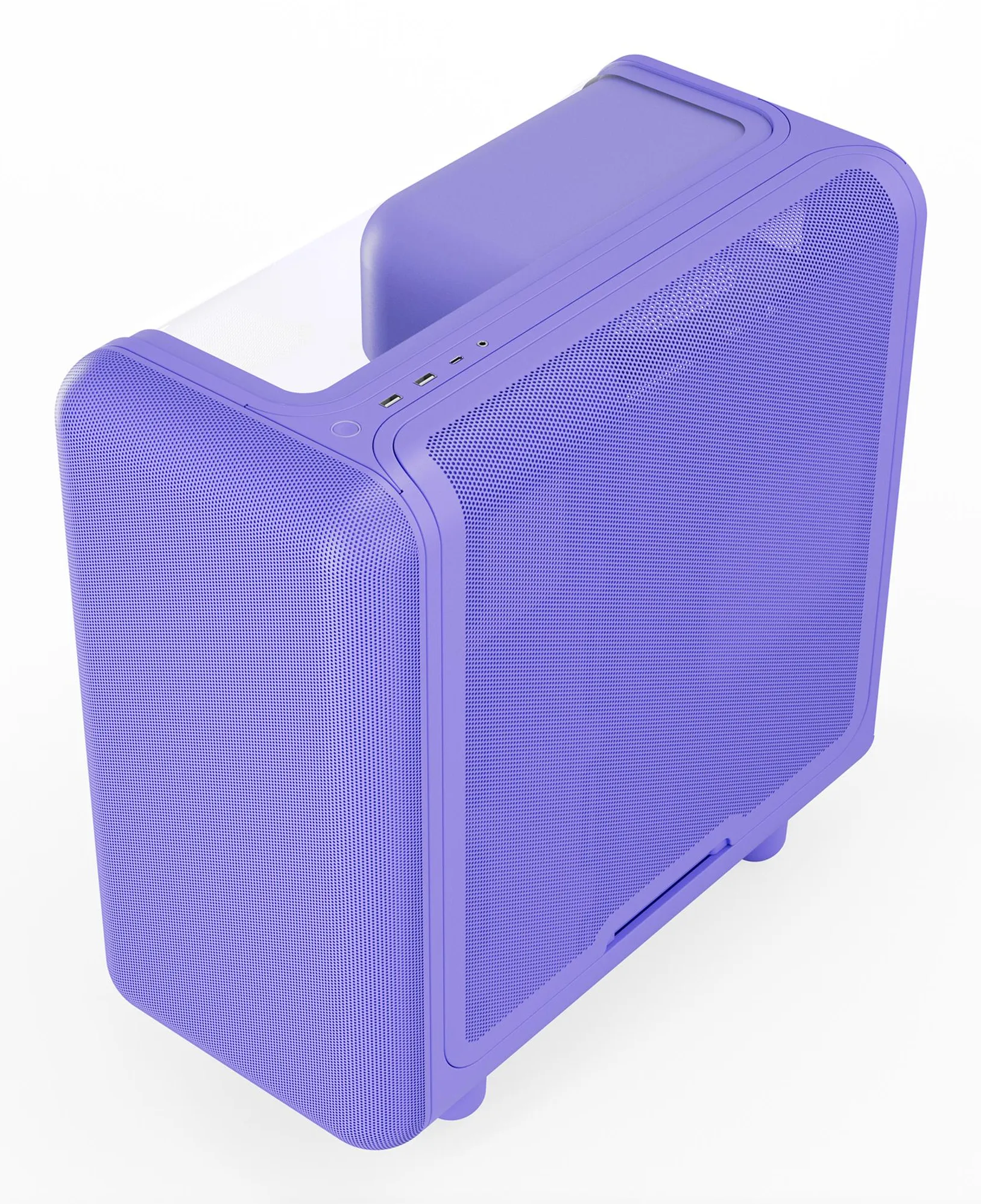 HYTE X50 Midi-Tower Case with window, Taro Milk