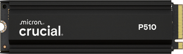 Crucial P510 2TB PCIe Gen5 2280 SSD w/ heatsink NVMe M.2