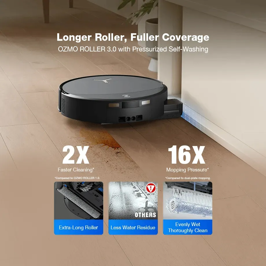 Ecovacs DEEBOT T90 PRO OMNI - robotdammsugare, vit