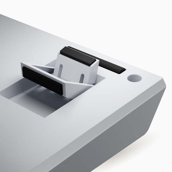 Ducky One X - Valkoinen Nordic - Fullsize 100% - Ducky Inductive Switch (analog) Tri-Mode (Wireless, BT, Cord)