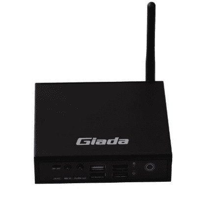 GIGABYTE F202-BB200 N2807, 2GB Mini PC, Mini, Black