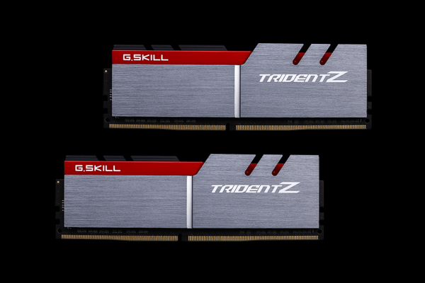 G.Skill Trident Z 16 Gt (2 x 8 Gt) DDR4 3200 MHz, CL15 -muisti, Harmaa/Punainen