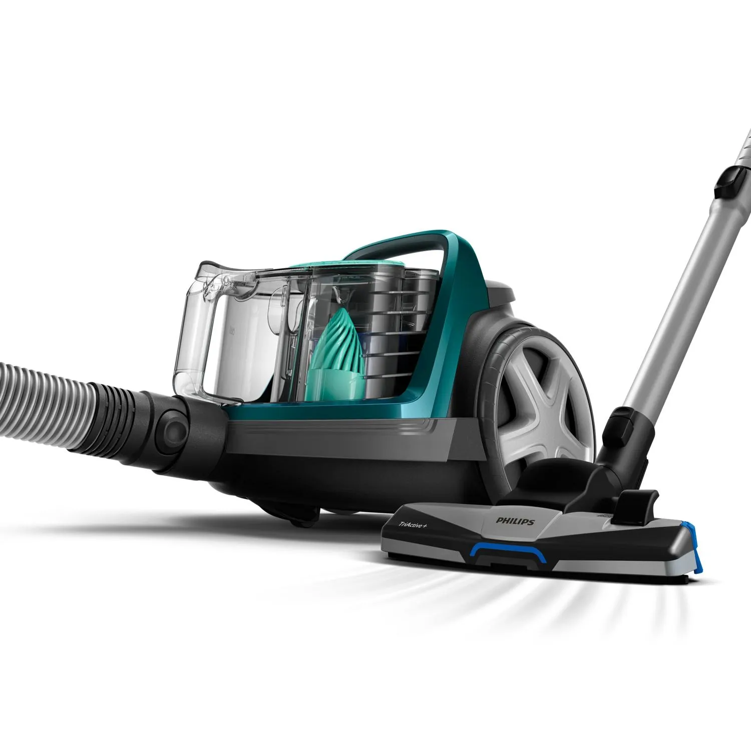 Philips PowerPro Active FC9555/09 1.5 L 900 W Bagless Cylinder vacuum cleaner, Green