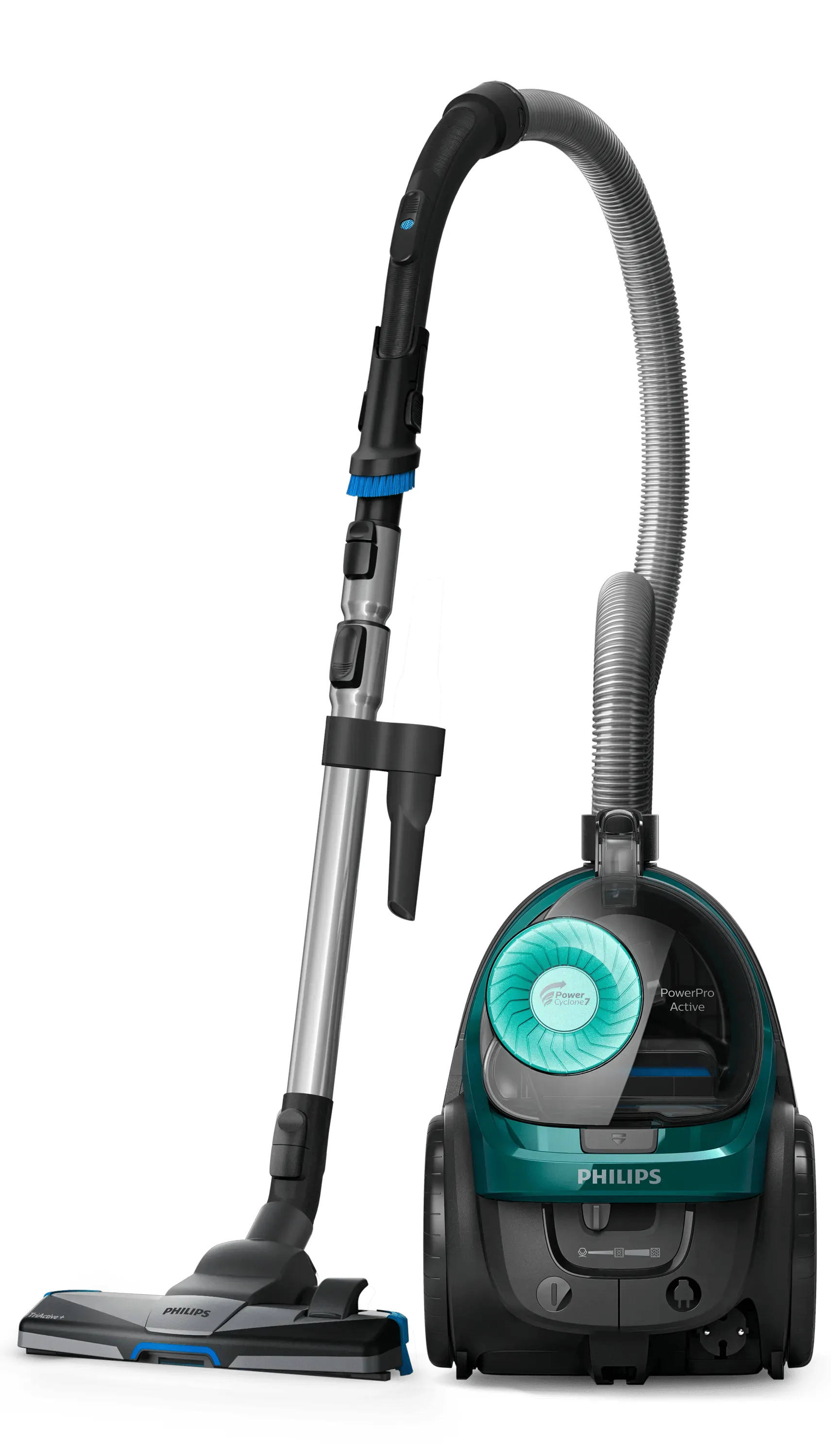 Philips PowerPro Active FC9555/09 1.5 L 900 W Bagless Cylinder vacuum cleaner, Green