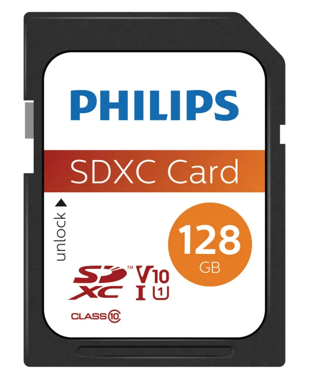 Philips SDXC Card 128GB Class 10 UHS-I U1