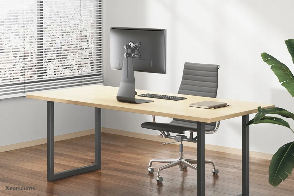 NewStar Stylish Tilt/Turn/Rotate Desk Stand FPMA-D850BLACK - Teline tuotteelle LCD-n&auml;ytt&ouml; - musta -n&auml;yt&ouml;n koko: 10"-24" - p&ouml;yt&auml;malli