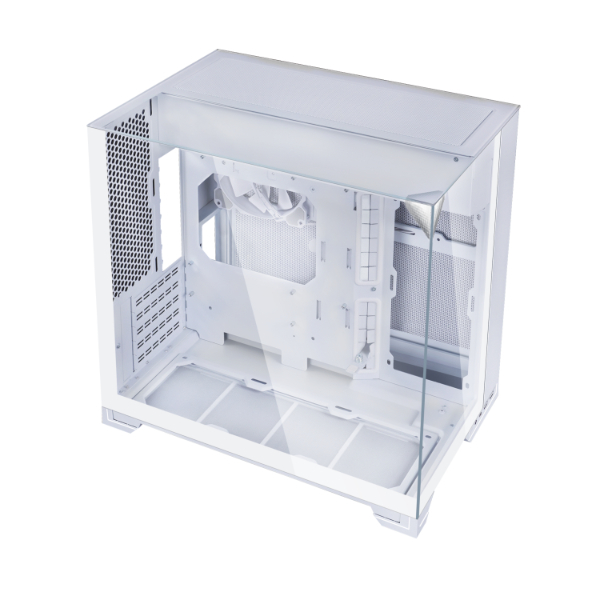 Lian Li O11 Vision-M micro-ATX chassi med f&ouml;nster, vit