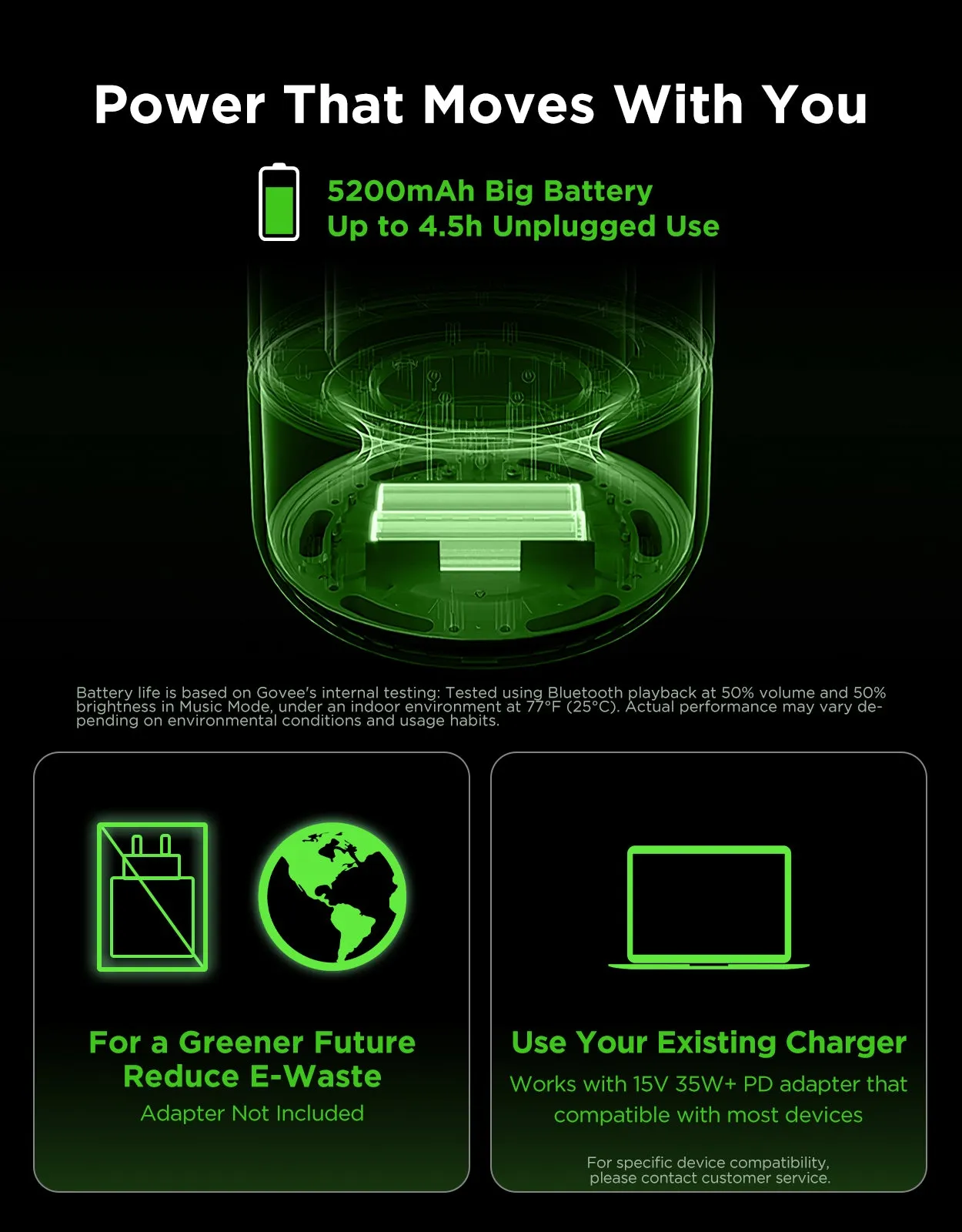 Govee Portable Table Lamp 2 Pro Sound by JBL