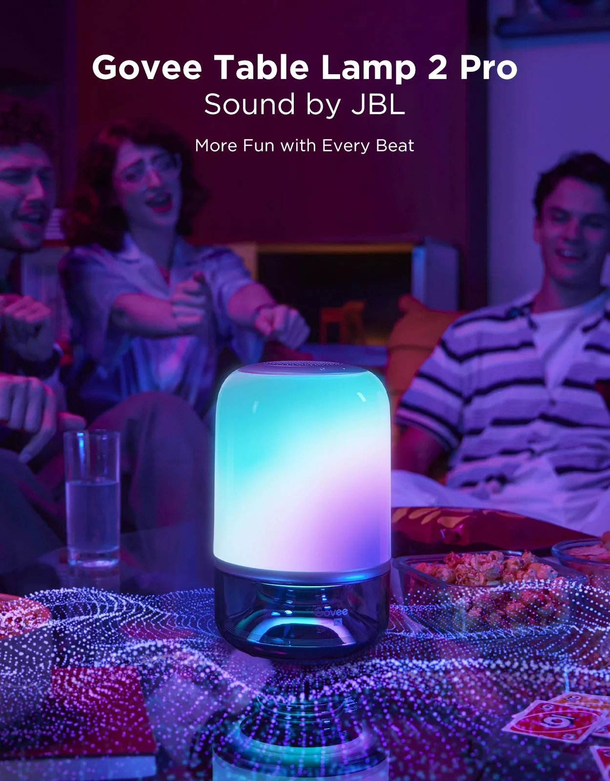 Govee Portable Table Lamp 2 Pro Sound by JBL