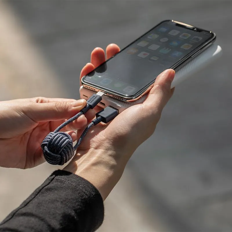 Native Union Key USB-A - Lightning -kaapeli, 15 cm, Indigo