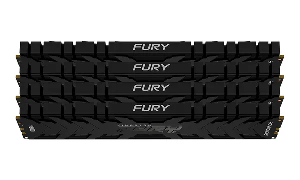 Kingston Fury Renegade 128 Gt (4 x 32 Gt) DDR4 3600MHz, CL18 -muisti, Musta