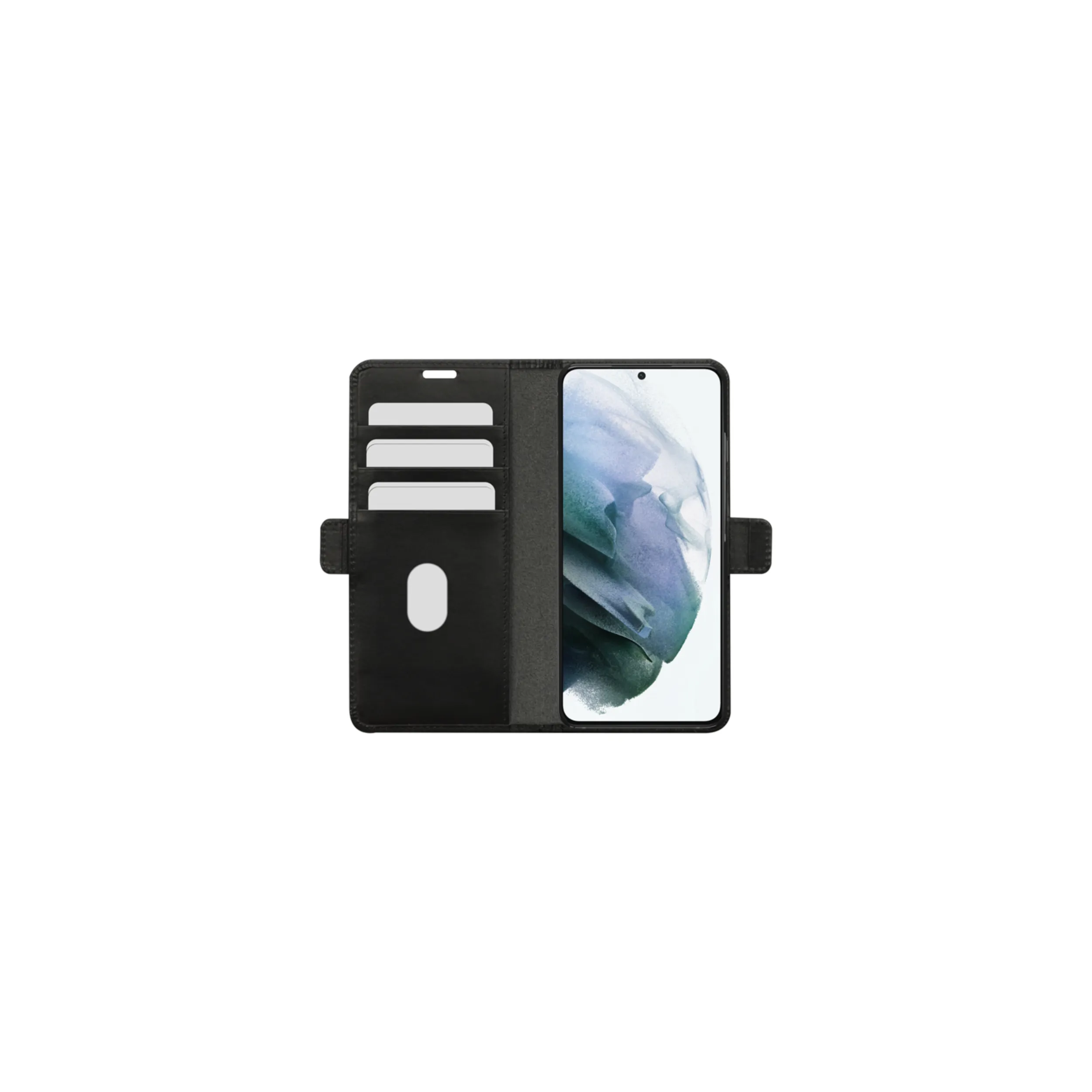 Dbramante1928 Lynge, Galaxy S21 Plus - Wallet Case, Black