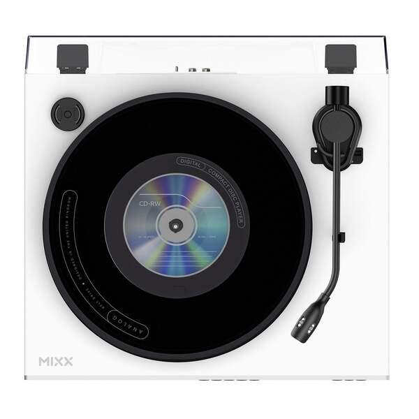 MIXX Vinyl and CD Player Analog Plus 2-in-1 White