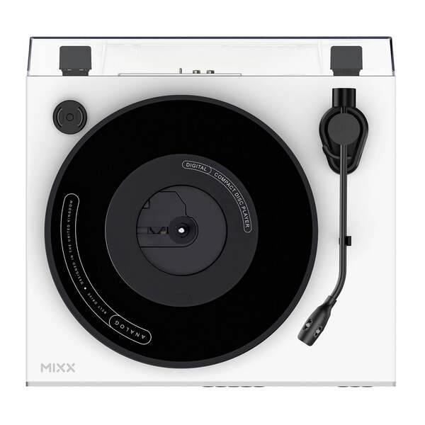 MIXX Vinyl and CD Player Analog Plus 2-in-1 White