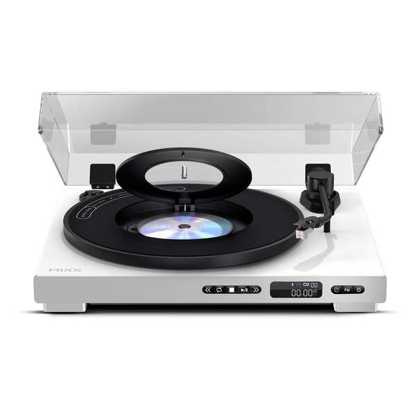 MIXX Vinyl and CD Player Analog Plus 2-in-1 White