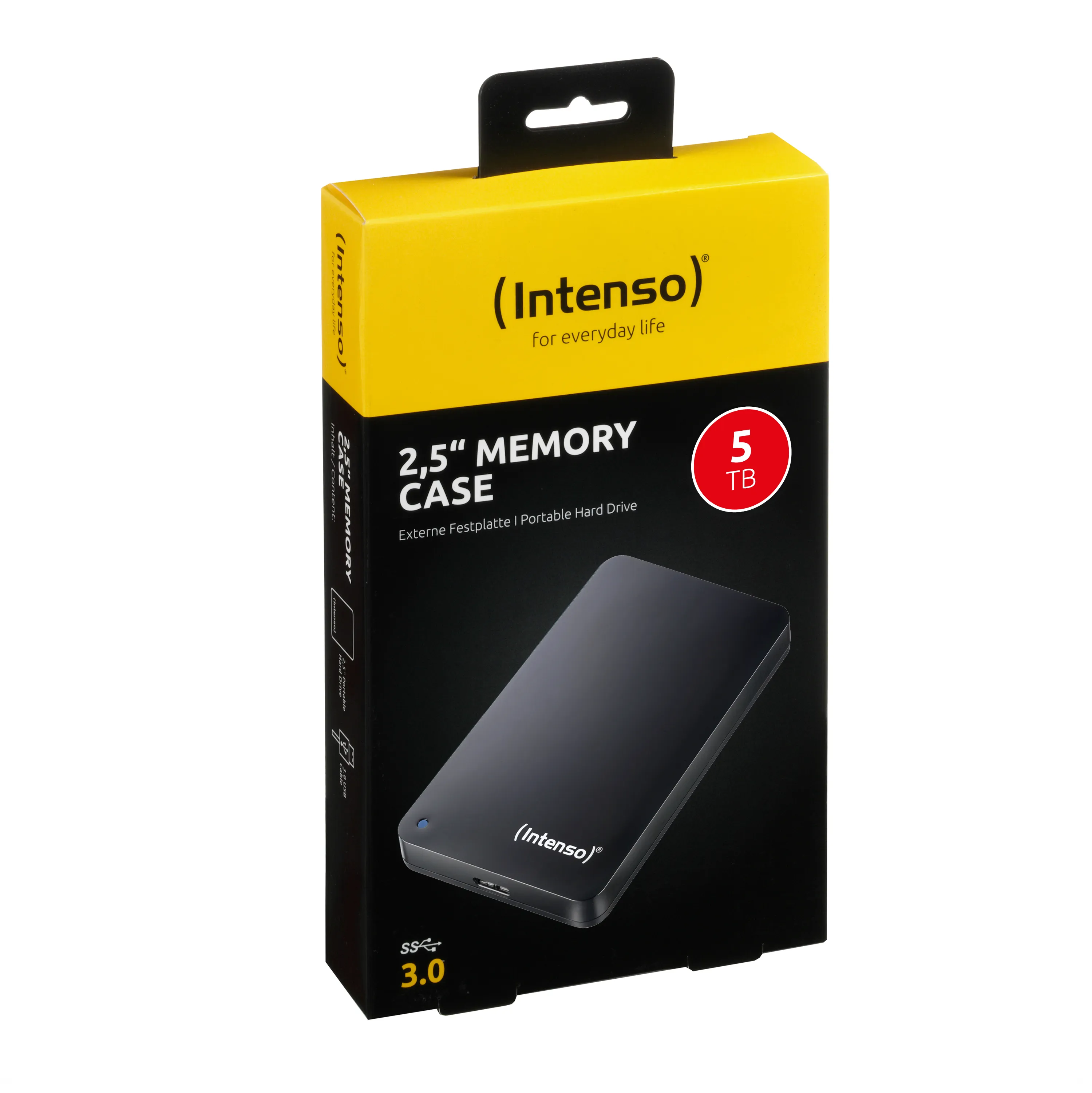 Intenso Memory Case 5000 GB - External HDD, Black Intenso Memory Case 5000 GB - External HDD, Black