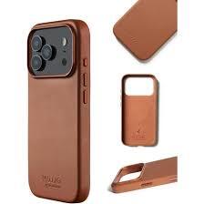 Mujjo Wallet Leather Case MagSafe Case for iPhone 17 Pro, Tan