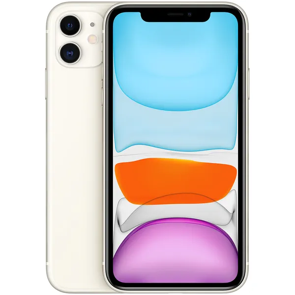 Kunnostettu iPhone 11 256 Gt -puhelin, Valkoinen (Erinomainen kunto)