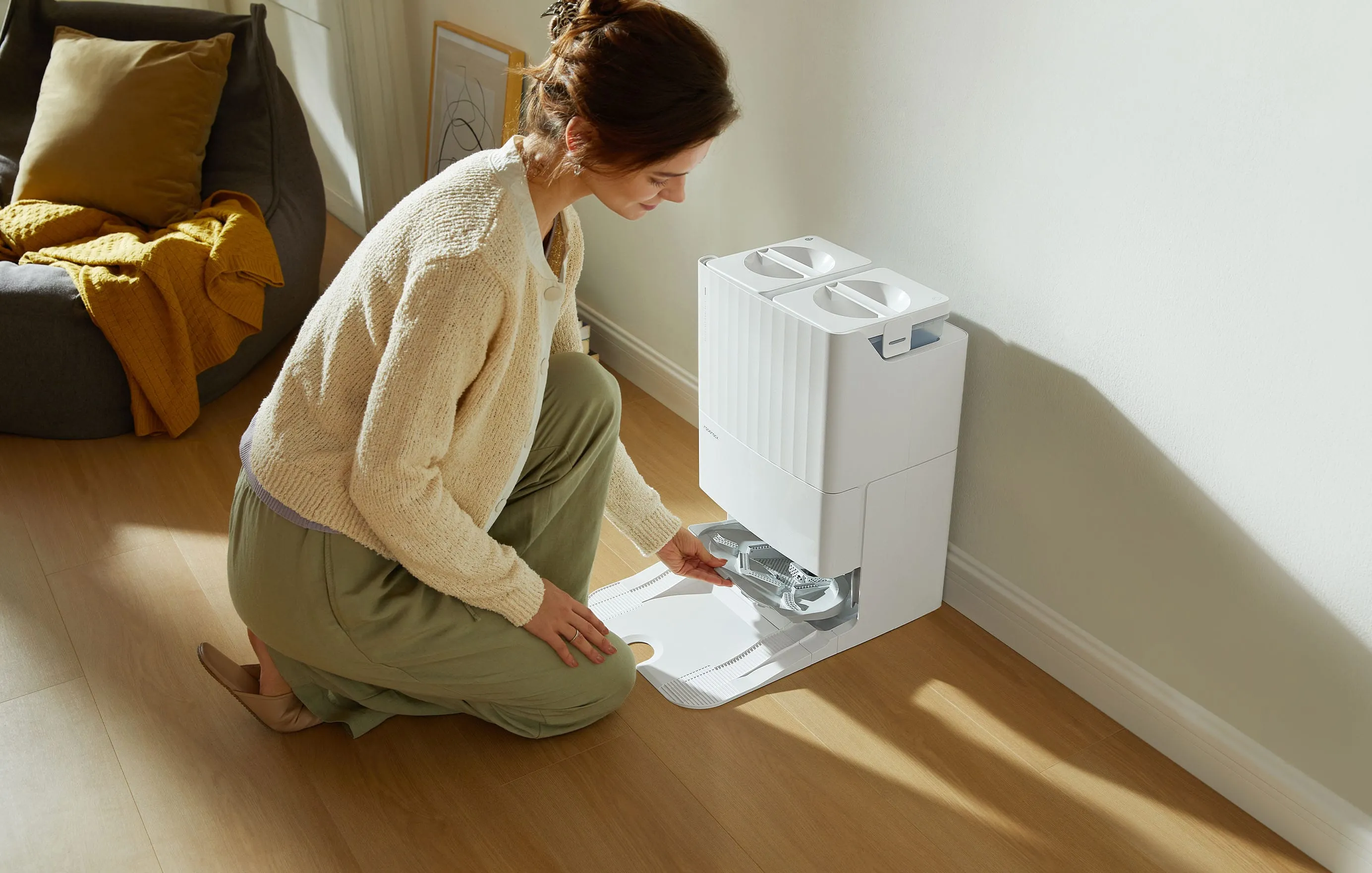 Roborock Qrevo S - robot vacuum cleaner, White