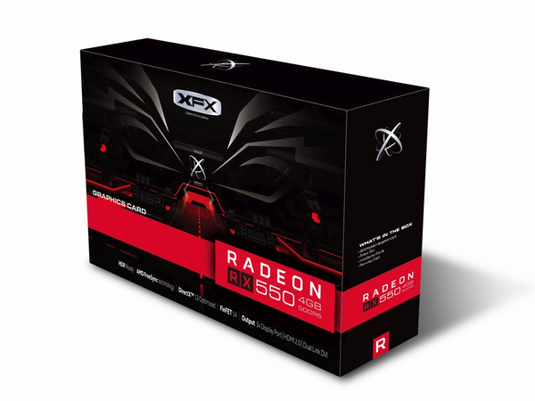 Radeon RX 550, 4GB GDDR5,