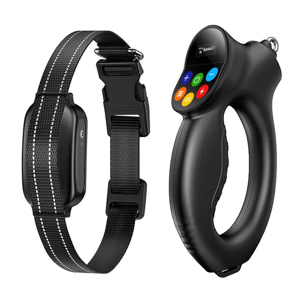 ROJECO PD800 Electronic Bark-Control and Training Collar for Dogs, Black
