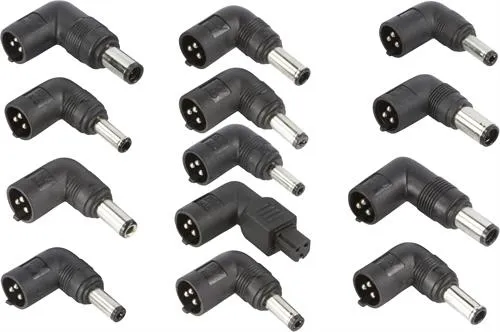 DELTACO laddare f&ouml;r b&auml;rbar 15-19,5V  90W, USB, 13 olika kontakter