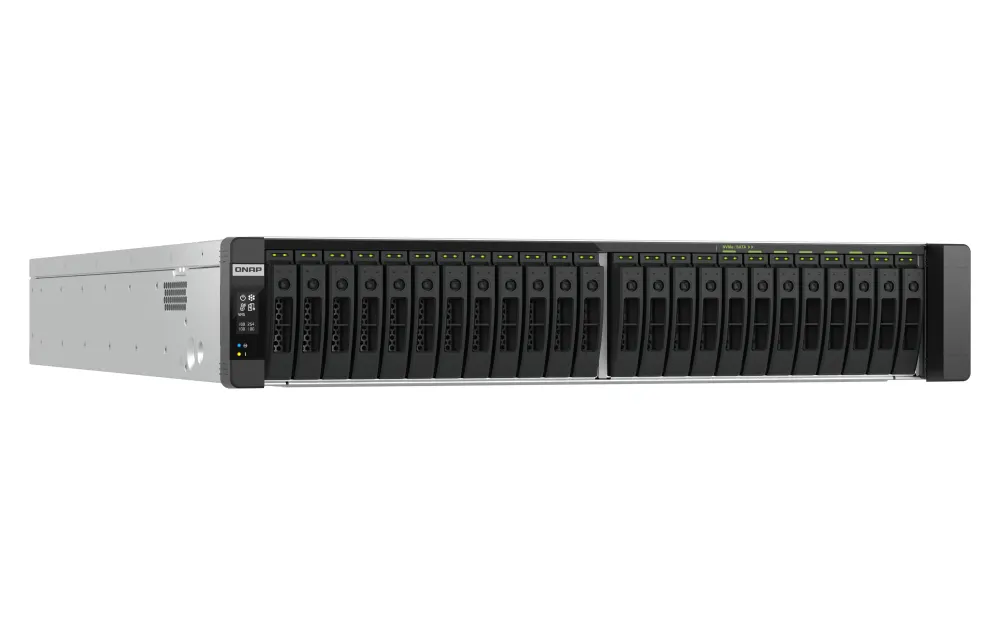 QNAP TDS-H2489FU-R2-4309Y-64G - Network Attached Storage, Black, Silver