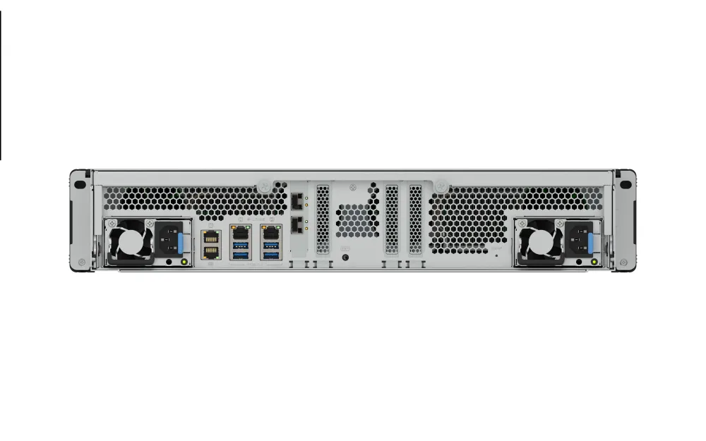 QNAP TDS-H2489FU-R2-4309Y-64G - Network Attached Storage, Black, Silver