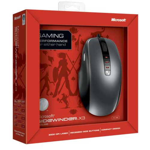 Microsoft SideWinder X3 Gaming Mouse